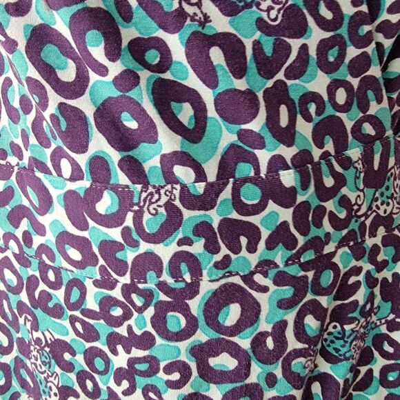 Lilly Pulitzer Women's Adalie Leopard Print Wrap Dress size S Short Sleeve - Picture 6 of 10